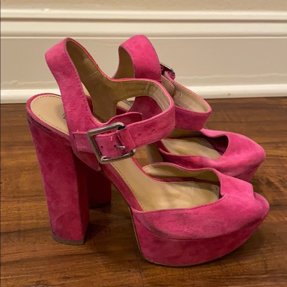 Steve Madden JILLYY Hot Pink Heels